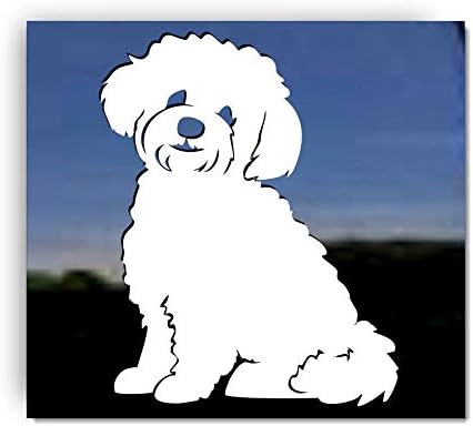 כלב דובון | Zuchon Shishon Bichon Shih Tzu גזע מעורב ניקריסטרים ויניל מדבקות חלון כלבים